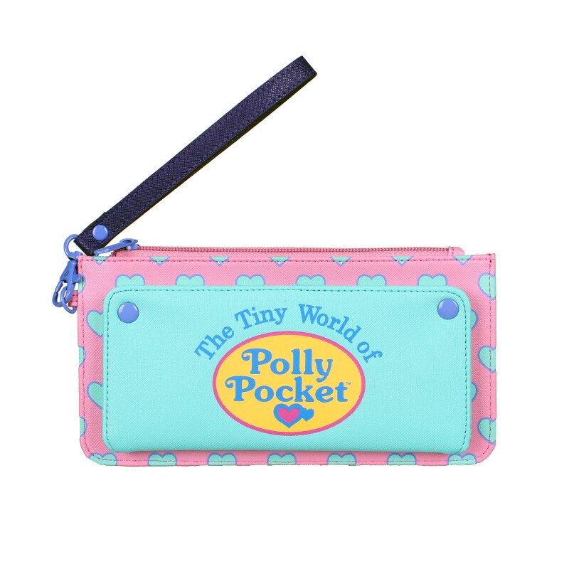 Kawaii Fold Long Wallet Women's Cute Card Holder Cartoon Pattern Coin Purse With Zipper Pocket: Default Title
