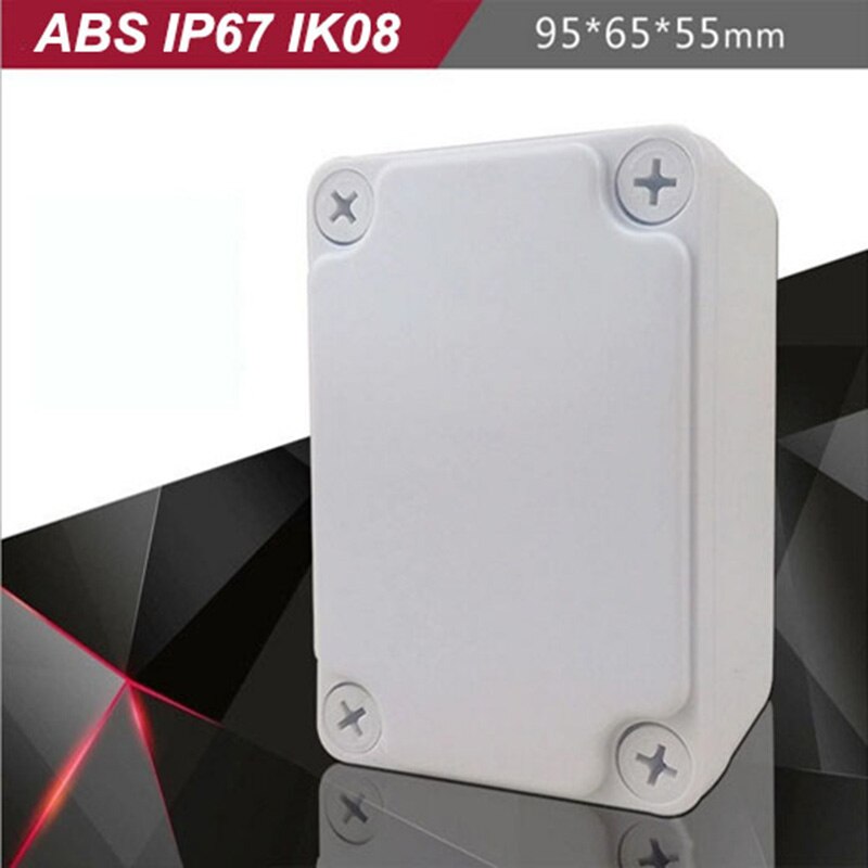ABS shell small outdoor cable IP67 plastic waterproof junction box electronics enclosure: Orange