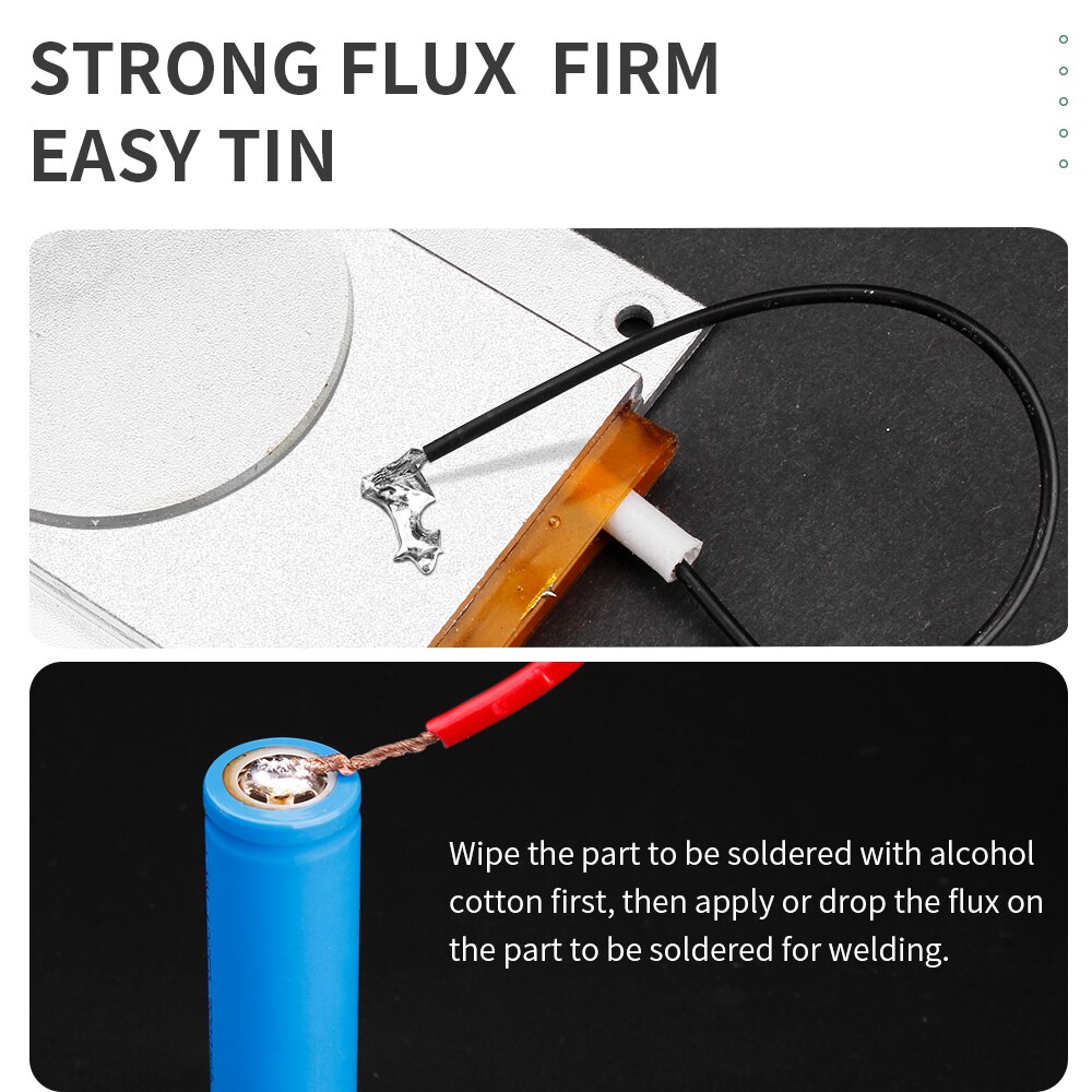 LUXIANZI 50ml Stainless Steel Solder Flux For Copper Battery Iron Solders Welding Repair Tool Durable Liquid Soldering Water