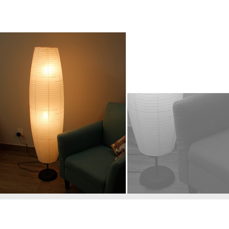 Lámpara de pie de papel de arroz, luces altas creativas, decoración de sala de estar, luces especiales de soporte de papel al lado