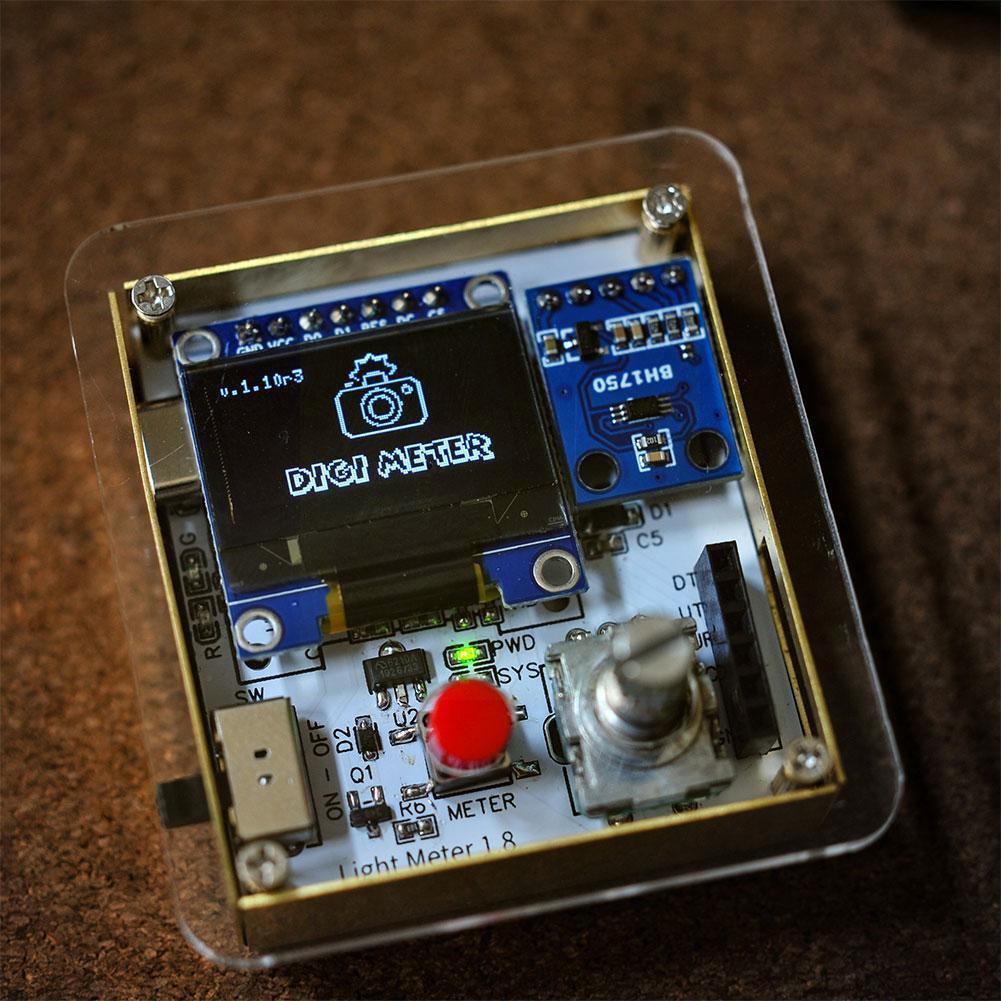 Portable Handheld Incident Electronic Light Meter With Panel Camera Light Mode Light Back Acrylic Compatible Meter Flash D1P3