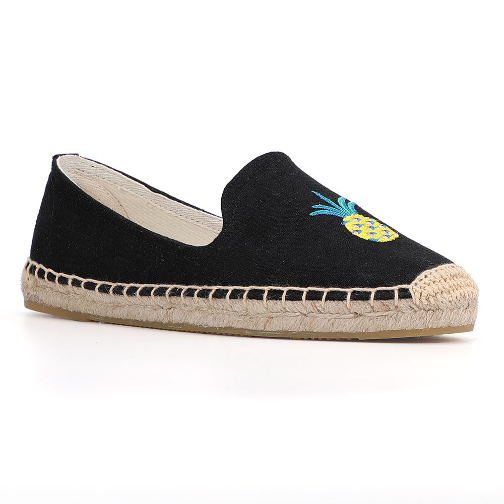 Tienda Soludos Women's Flat Shoes Lazy's Espadrilles Time-limited Ballet Flats Hemp Rubber Sapatos Girl