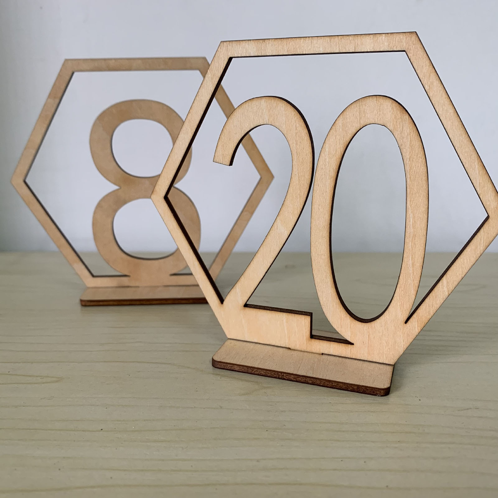 10pcs Digital Table Number Signs for Wedding Birthday Party Decoration Table Seat Catering Decorations Cards Welcome Signs