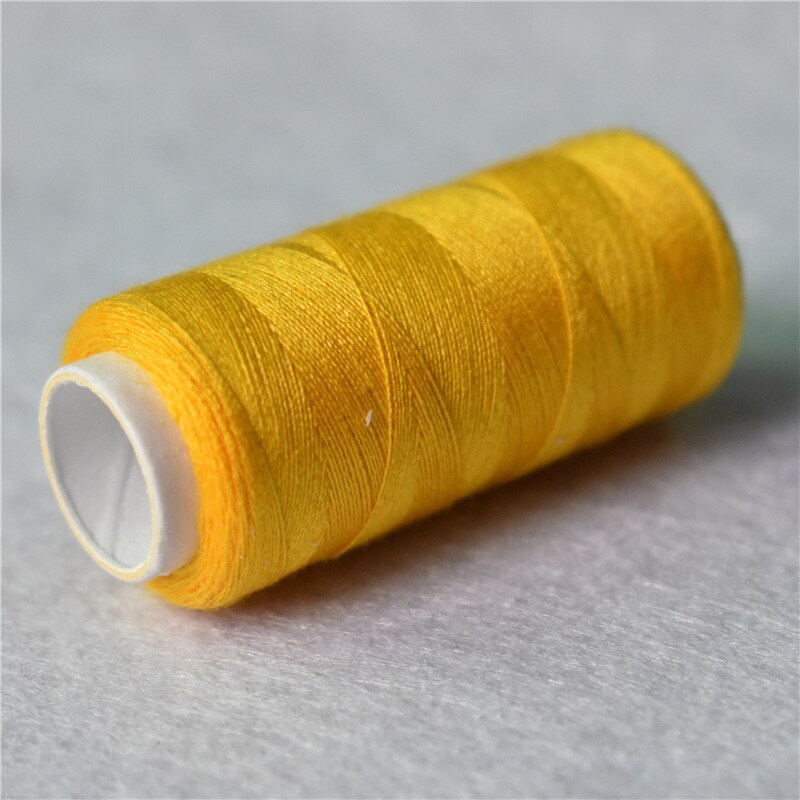 1pc 200yards Sewing Thread Polyester Thread Set Strong And Durable Sewing Threads For Hand Machines Home Sewing Tools Supplies: 1pc Yellow G