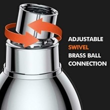 Shower Shower Head Showerhead Anti-leak Chrome Fix... – Grandado