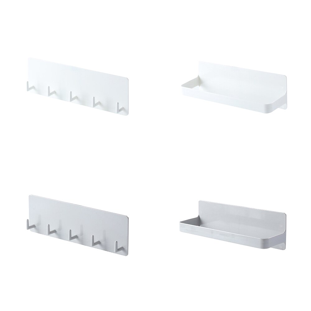 Adhesivo percha de baño de cocina gancho moderno colgadores para llaves titular de la pared estante de toalla