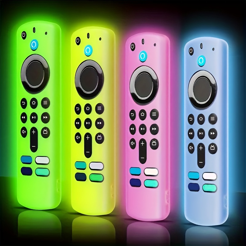 Silicone luminous remote control cover for Alexa Voice Remote (3rd Gen) L5B83G Release, Fire TV Stick 4K 2nd Gen )