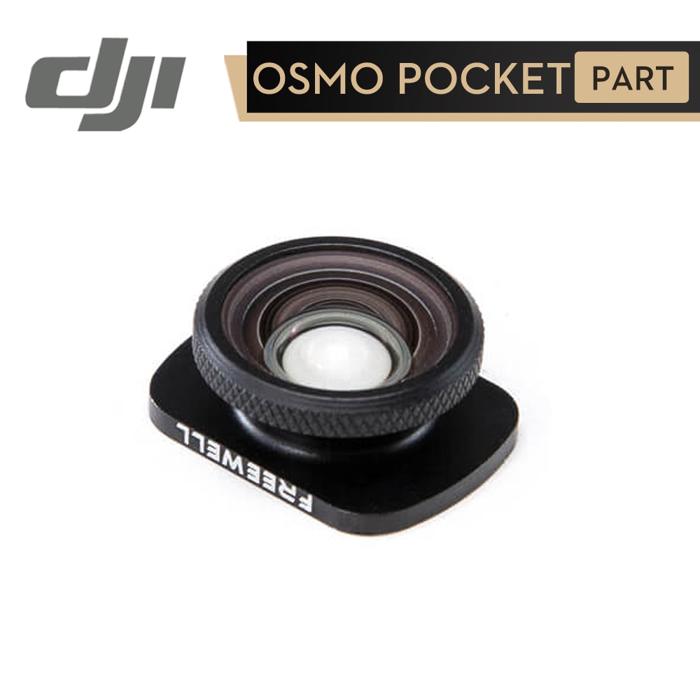 Dji Freewell Osmo Pocket Groothoek Lens Uitgebreid Gezichtsveld Case Heeft Opslag Ruimte Voor Extra Lenzen Dji Originele onderdelen