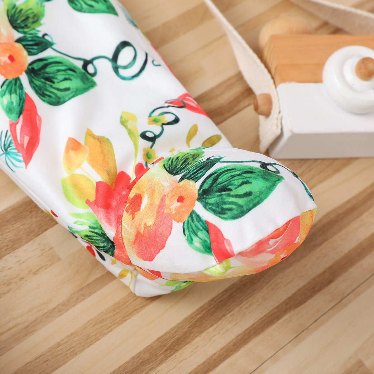 Pelele con estampado Floral para recién nacidos, Pelele con cremallera de manga larga y cuello redondo, monos de otoño, Diadema con lazo de 0 a 12M, 2 uds.