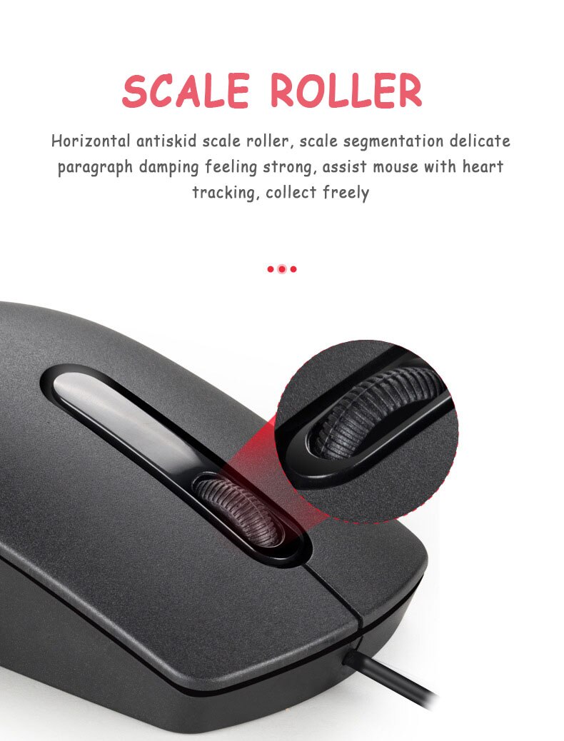 Silent Wired Mouse Noise Reduction Mute Mouse Portable Offical Mouse USB Mice For PC Tablet Laptop Computer Peripherals TXTB1