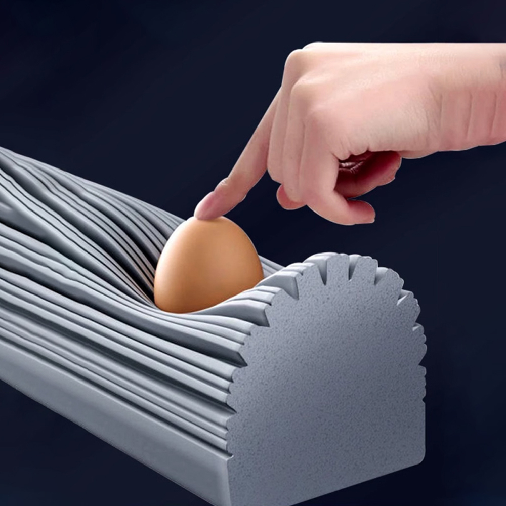 Klemt selvdrenerende gummimopp i bomull håndfri magisk selvrensende flatmopp gjenbrukbar svamp husholdningsgulvrengjøringsverktøy