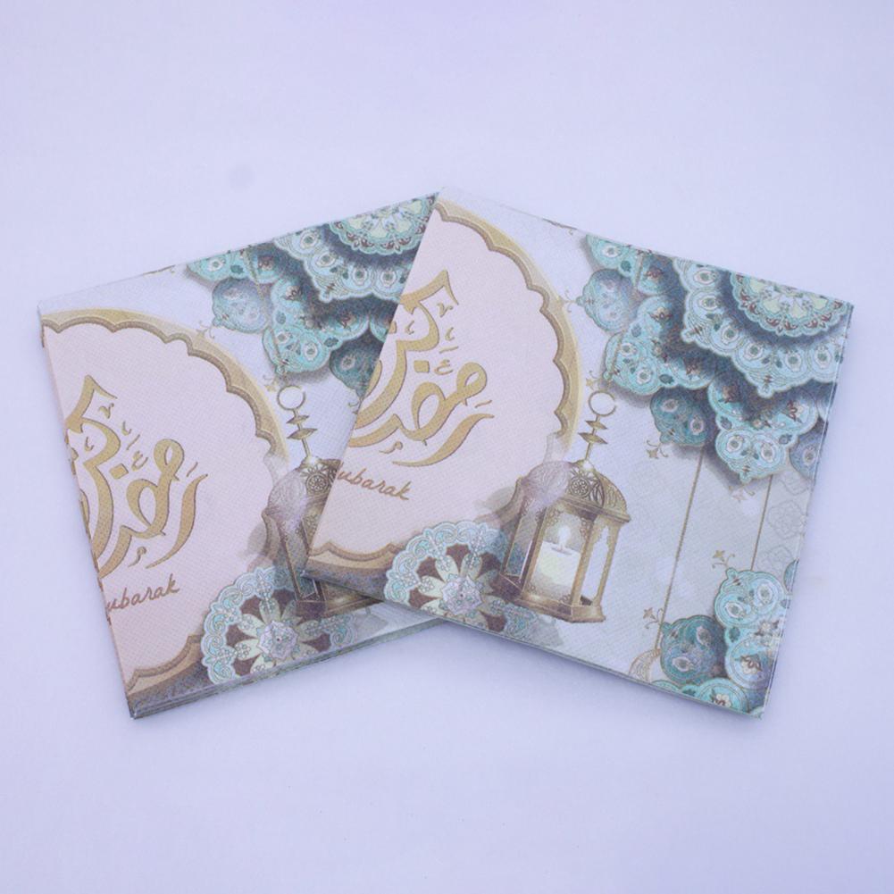 Tear-resistant 20Pcs Special Bar Decoration Paper Towel Clear Details Tissue Paper Lamp Pattern for Cafes