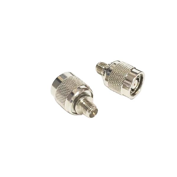 1pc RP-TNC macho a RP-SMA conector hembra RF adaptador coaxial convertidor recto niquelado