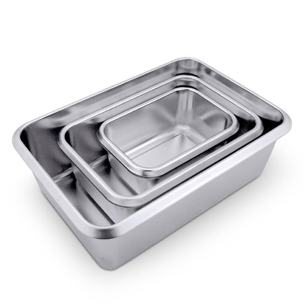 Rvs Lunchbox Voedsel Bento Opslag Container Scherper Met Cover