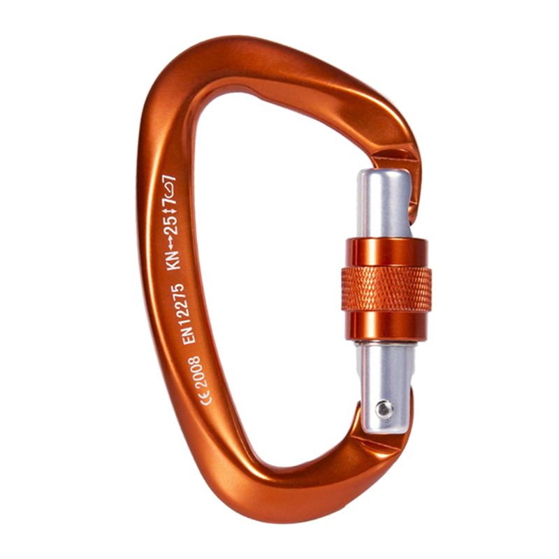 Climbing Carabiner 25KN Heavy Duty Strong Hook for Rock Climbing
