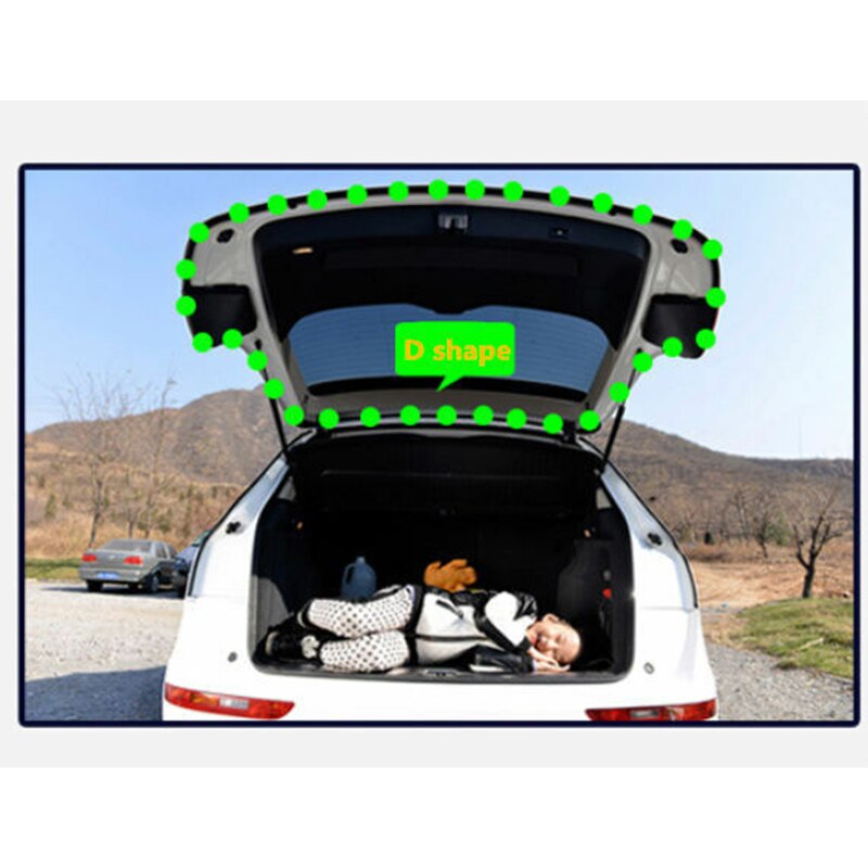 Window Seal Strip Trim Moulding Rubber Weatherstrip Dustproof Protector Big D Shape Useful