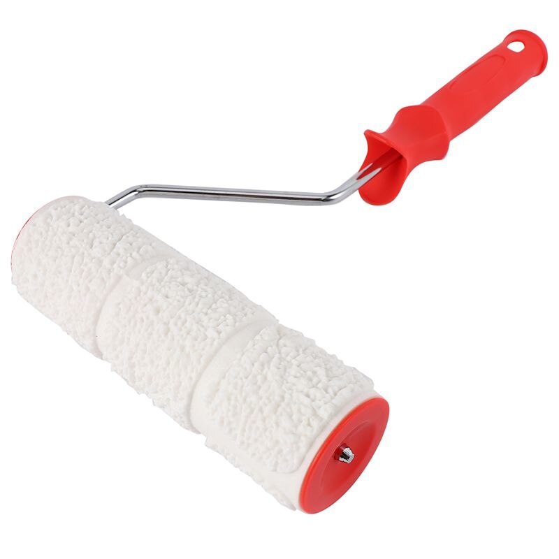 Rouleau à peinture décoratif à motifs outils de peinture murale tampon de Protection en caoutchouc polyuréthane texturé roue de poterie