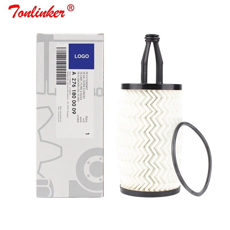Filtro de cabine + filtro de ar + filtro de óleo 4 pces para mercedes benz sl r231 400 convertible 2014-2019 modelo construído externo carl filtro conjunto: 1 Pcs Oil Filter