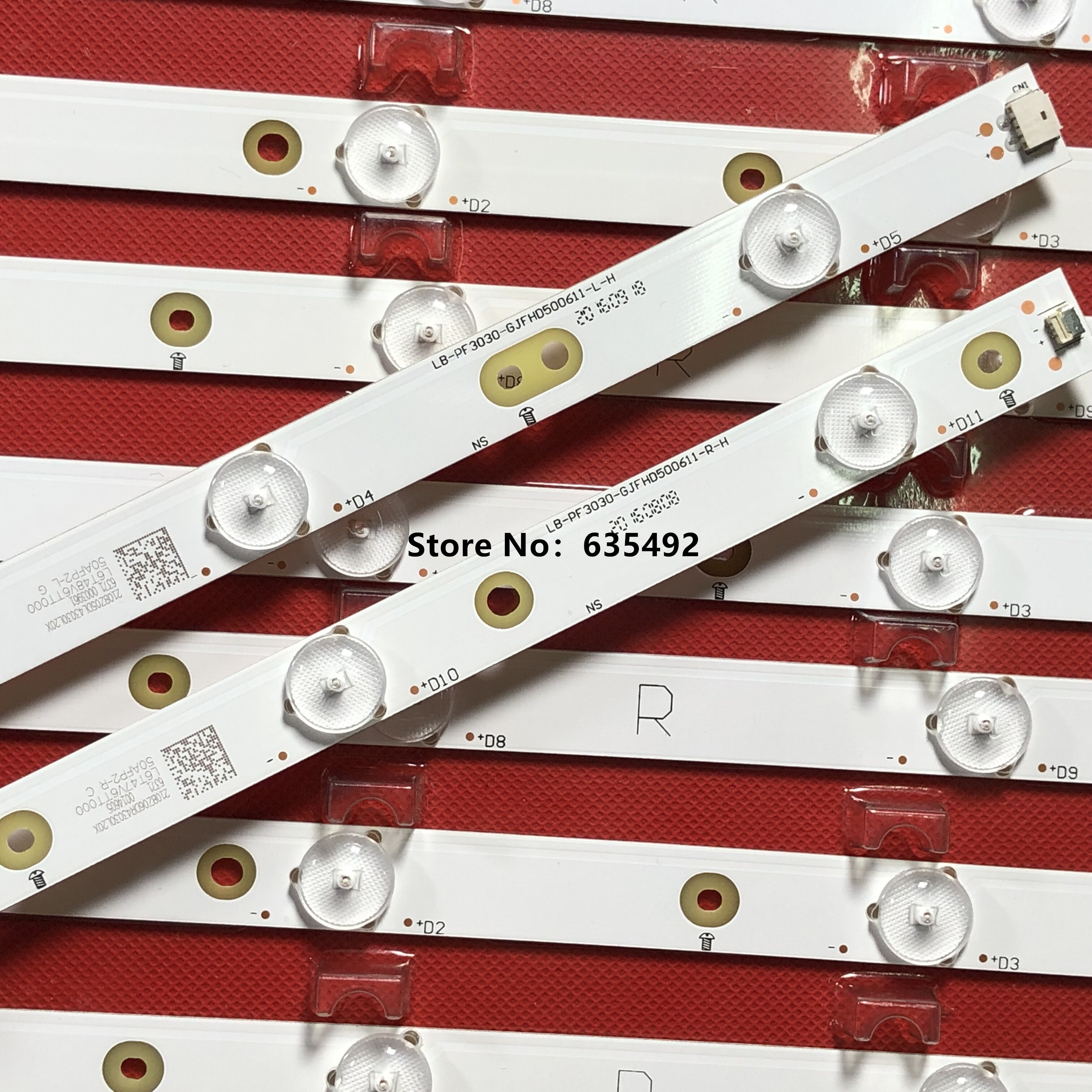 Led Backlight Strip Voor 500TT63 500TT64 YX-50026001 YX-50026011 E506 E505 TPT500J1-HVN07.U TT5004C TT5008T LC-50LB481C LB50045