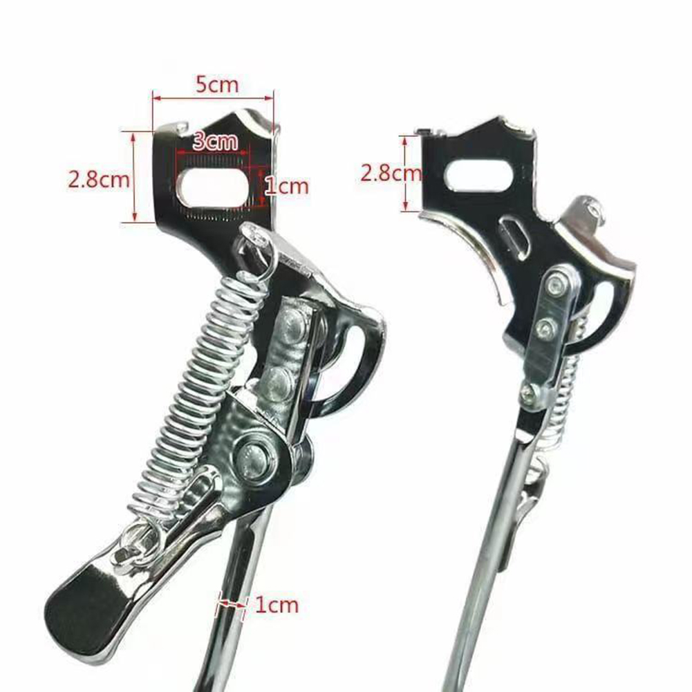 20 22 24 26in Bike Bicycle Stand Rear Kickstand Black Beach Bike Cruiser Double Leg Parking Rack Road Bicycle Accessories