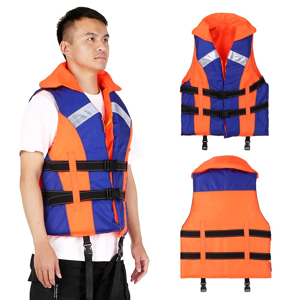 Life Vest with Neck Support Swimming Boating Surfing Sailing Kayaking Safety Vest Jacket