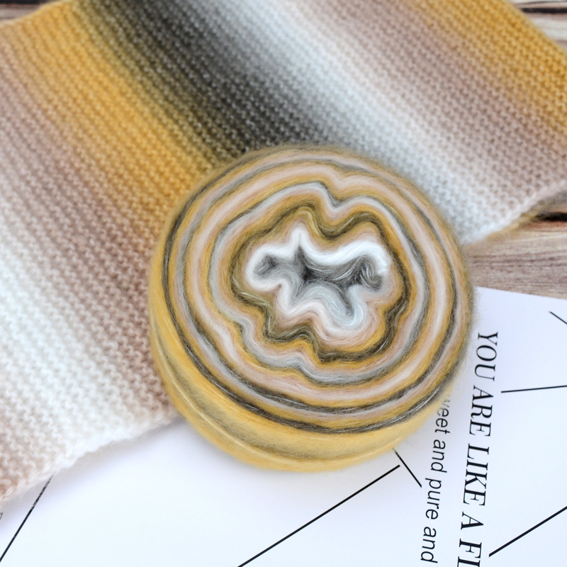 100g Long Plush Mohair Wool Blend Yarn for Hand-Knitting Fine DIY Crochet Thread Socks Scarves Sweaters Blankets: Ivory