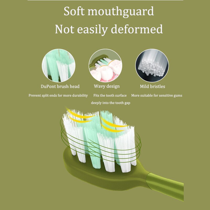 Beauty Electric Toothbrush USB Rechargeable Support 4 Modes 3 Intensions IPX7 Waterproof Adult Toothbrush Automatic Sound Wave