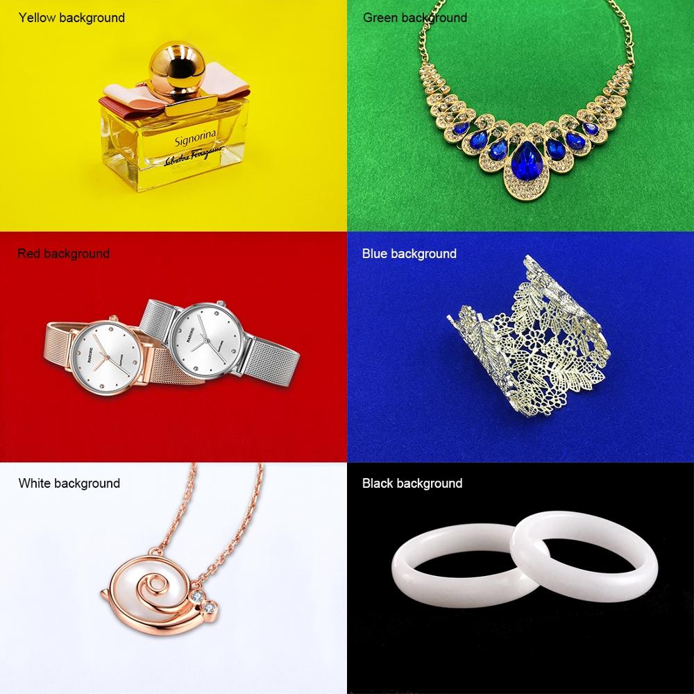 30cm Folding LED Lightbox Photography Photo Studio Softbox Soft Box Photo Background Kit Light box for DSLR Camera