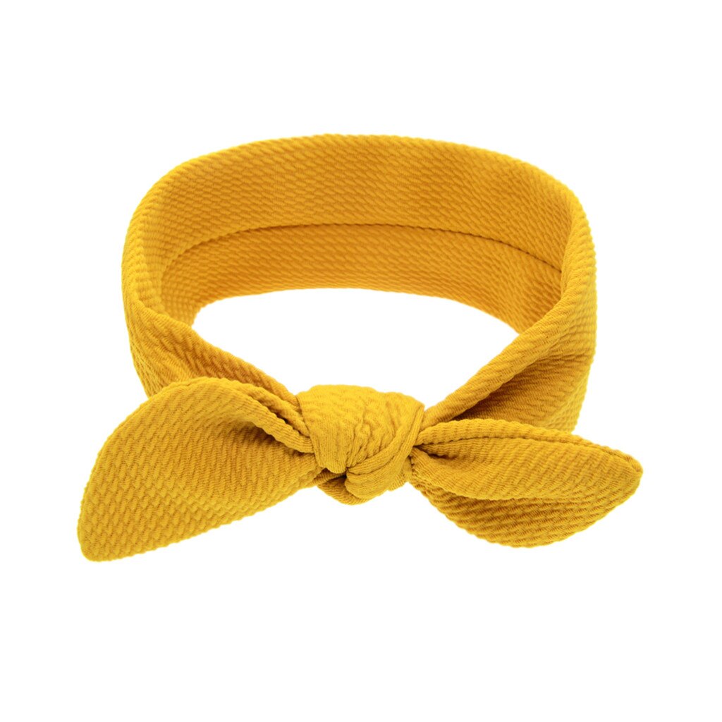 Mode Pasgeboren Peuter Kids Baby Meisjes Hoofdband Strik Solid Gedrukt Hoofdband Hoofddeksels Haaraccessoires Baby Casual Hoofdband