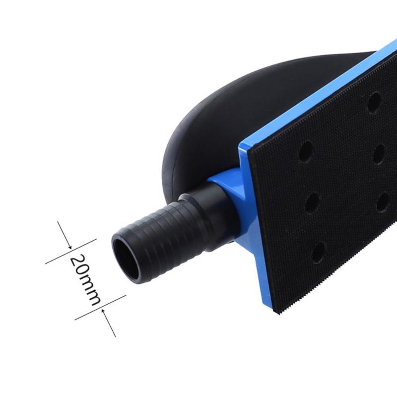 Verzenden Pads 1 Pc Schuurblok Hand Stofafzuiging Schuren Slijpen Stof Gratis Slijptol Met Mesh Schuurpapier Blok