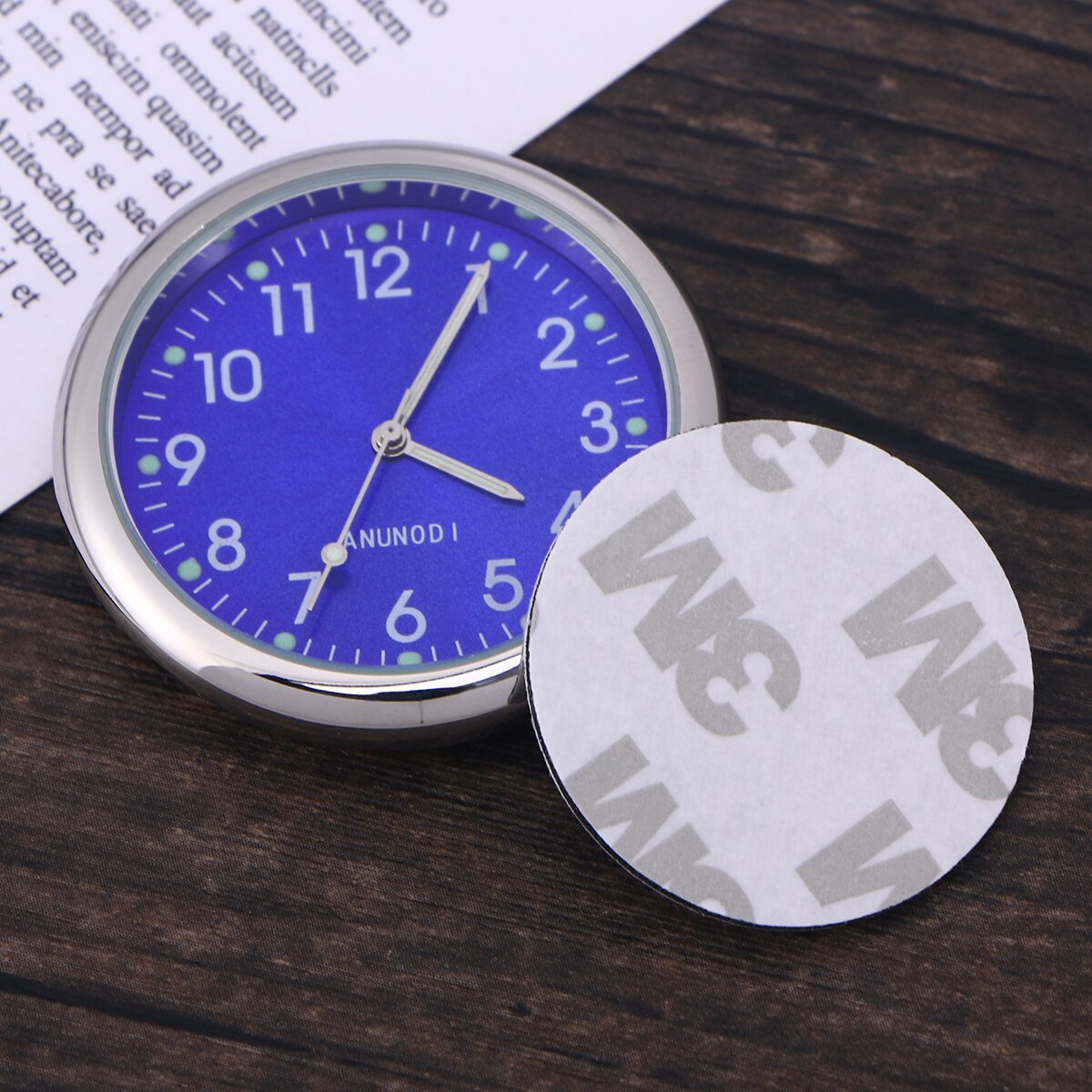 Auto Uhr Leuchtende Mini Autos Interne Stock-Auf Digitale Uhr Mechanik Quarz Uhren Automobil Styling Zubehör