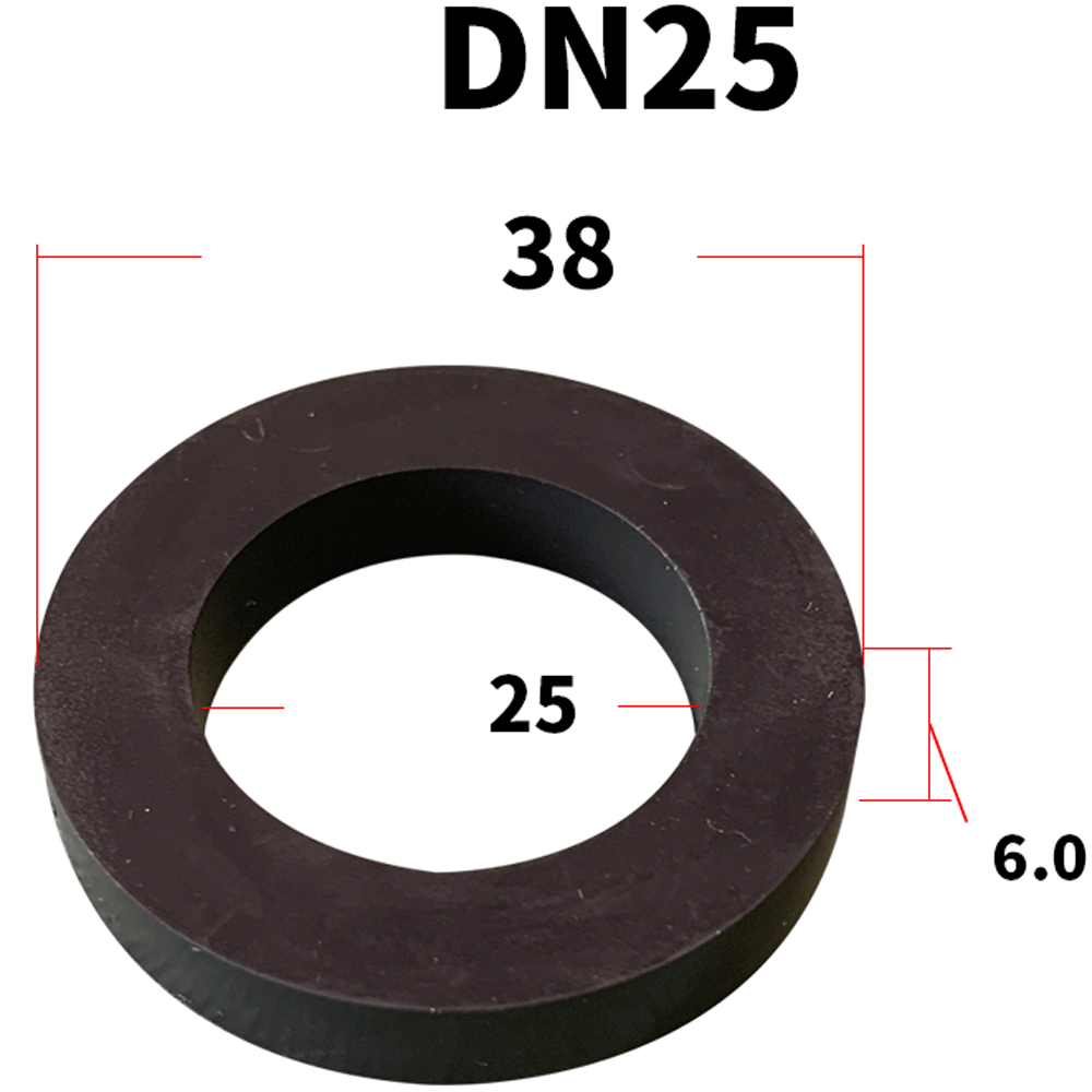 DN15/20/25-100 1/2 "3/4" 1 "2"-4 "EPDM VMQ NBR FKM guarnizioni di tenuta guarnizione del tubo flessibile per accoppiatore femmina raccordo scanalato Camlock inossidabile: Rosso / DN32