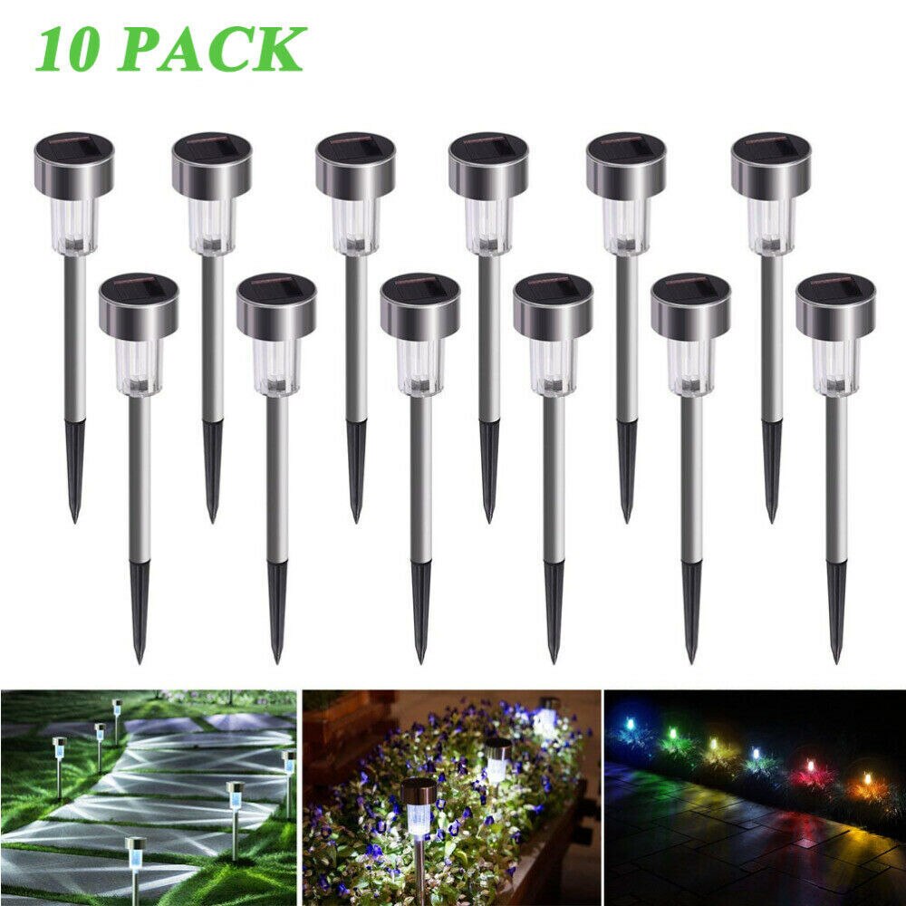 1Pcs Led Solar Tuin Licht Solar Gazon Lamp Meerdere Kleuren Voor Patio Yard Path Loopbrug Decor Solar Lamp