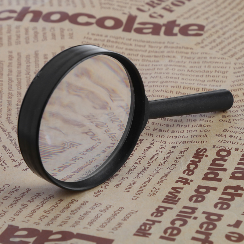 60mm 5X Handheld Magnifying Glass Lens – Jewelry Loupe, Reading Magnifier, Hobby Zoomer