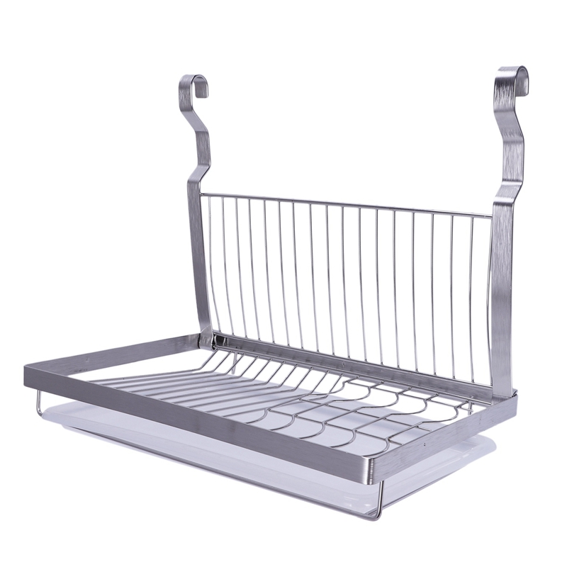 Stainless Steel Folding Hanging Dish Rack Draining... – Grandado