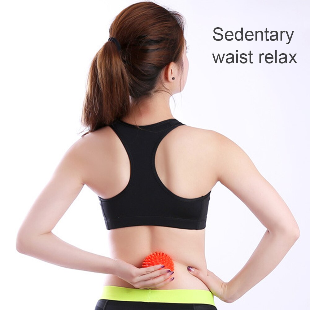 PVC Spiky Massage Ball Trigger Point Sport Fitness Hand Foot Pain Relief Plantar Fasciitis Reliever 7.5 9cm