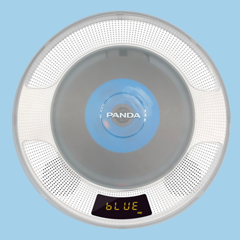 Bluetooth CD Player Wall Mountable Remote Control Home Music Boombox with Dust Cover,2 Built-in Stereo HiFi Soundcore Speakers