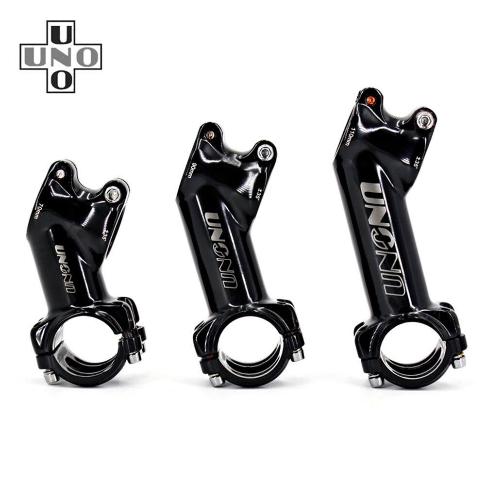 Bicycle Parts Of Bicycle Stem Bicycle 35 Degree Aluminum Stem MTB/Road Bike Raise Handlebar 70/90/110mm Suitable Bicycle Handle