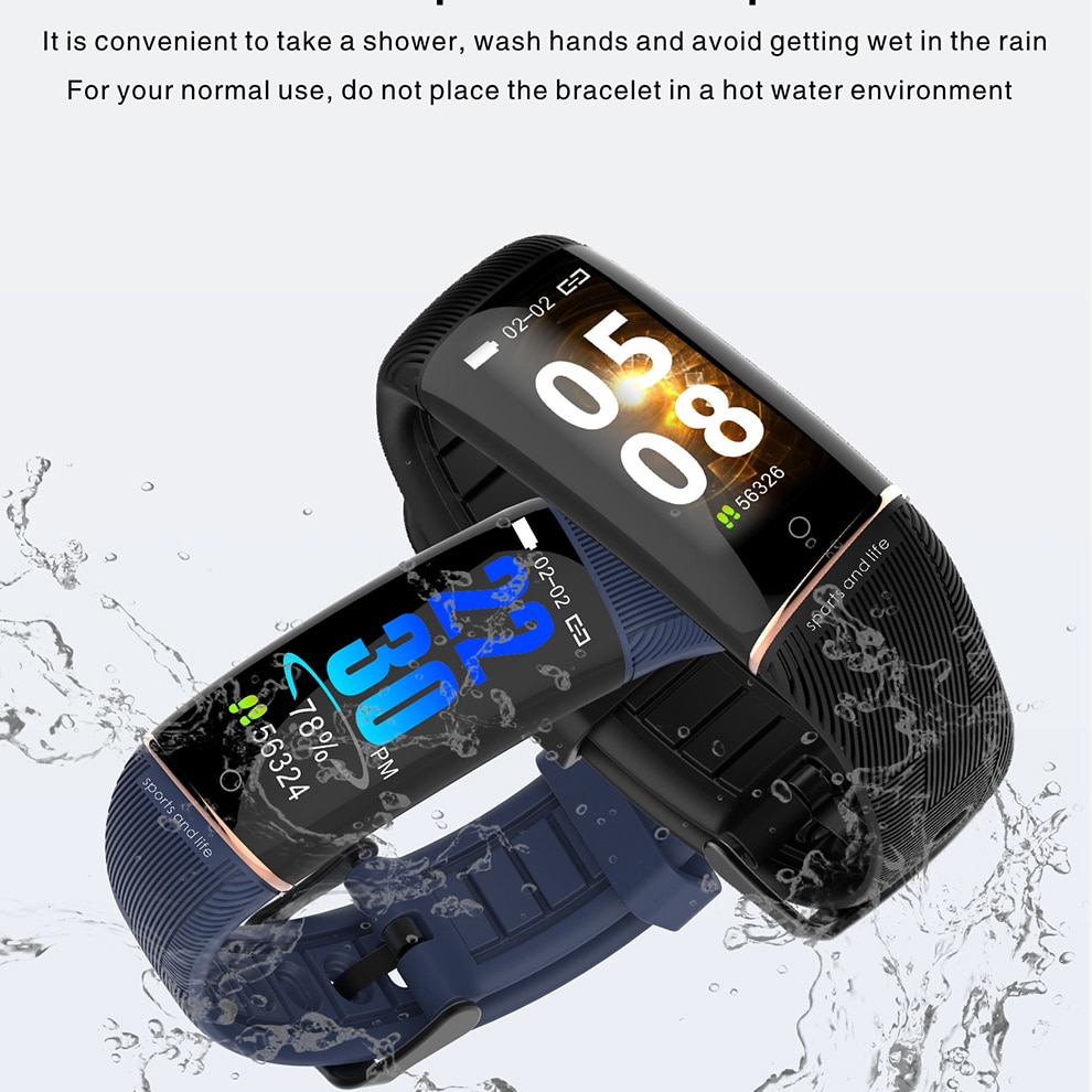 Jelly Comb Men Sport Smart Bracelet Fitness Track Heart Rate Monitor Smart Band Waterproof IP67 Smartband Women Watch for iOS