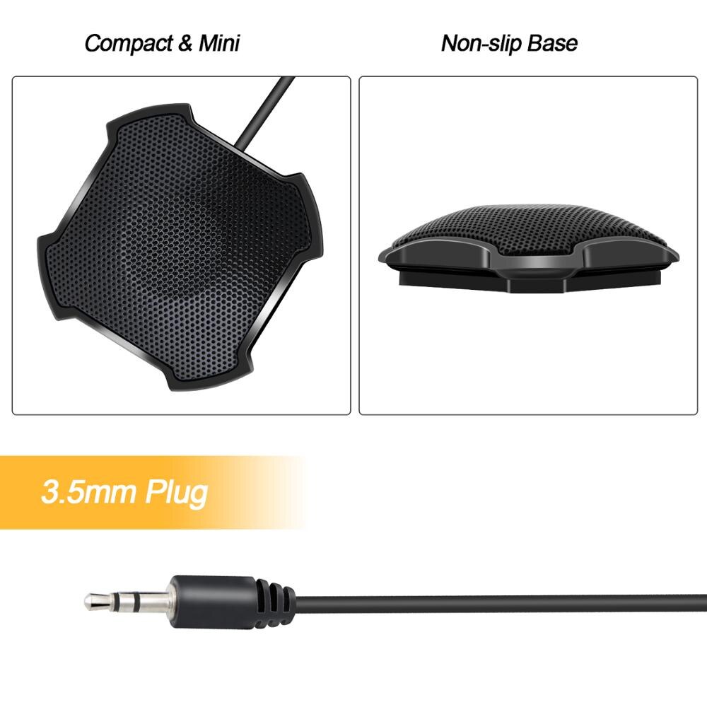 SIZHENG HP-DK30 mini 3.5mm Jack meeting microphone for PC Laptop Notebook Computer Skype