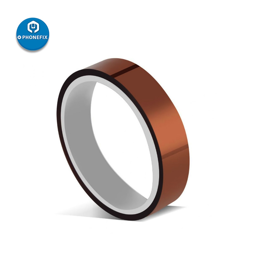 Phonefix 1cm 33m hoge temperatuur hitte bga-tape thermische isolatietape polyimide zelfklevende isolatietape mobiele telefoon reparatie