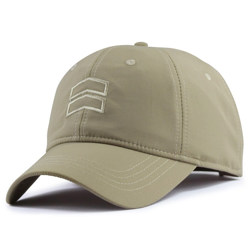 Grote Hoofd Man Grote Maat Baseball Hoeden Zomer Buiten Dunne Droge Quick Zonnehoed Mannen Plus Size Sport Cap 55-60 Cm 60-65 Cm: khaki / 55-60cm