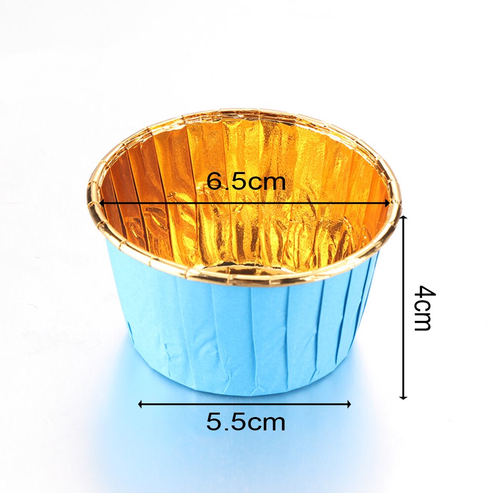 50PCS/Pack 3Colors Muffin Cupcake Liner Cake Wrappers Baking Cup Tray Case Cake Paper Cups Pastry Tools Party Supplies