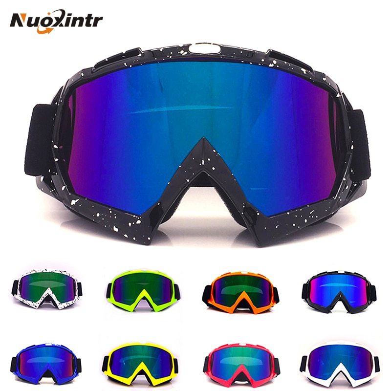 Nuoxintr Universele Motorcycle Goggles Bril MX Outdoor Sport Bril Motocross Dirt Bike Moto Goggles Man Vrouwen