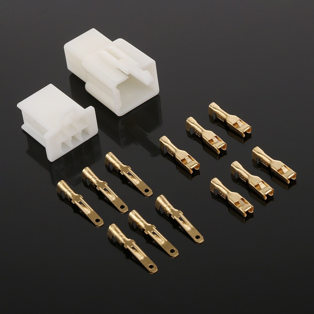 1/5/10Sets 2.8mm Electrical wire Connector Male Female Motorcycle terminal plug Kits