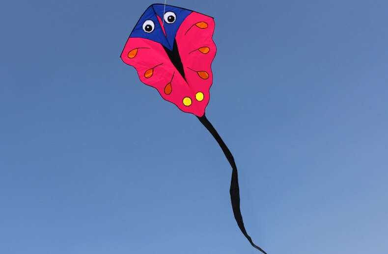 Aquilone Pesce Cartone Animato - 180x145cm - Poliestere - Con Manico e Filo - Buon Volo