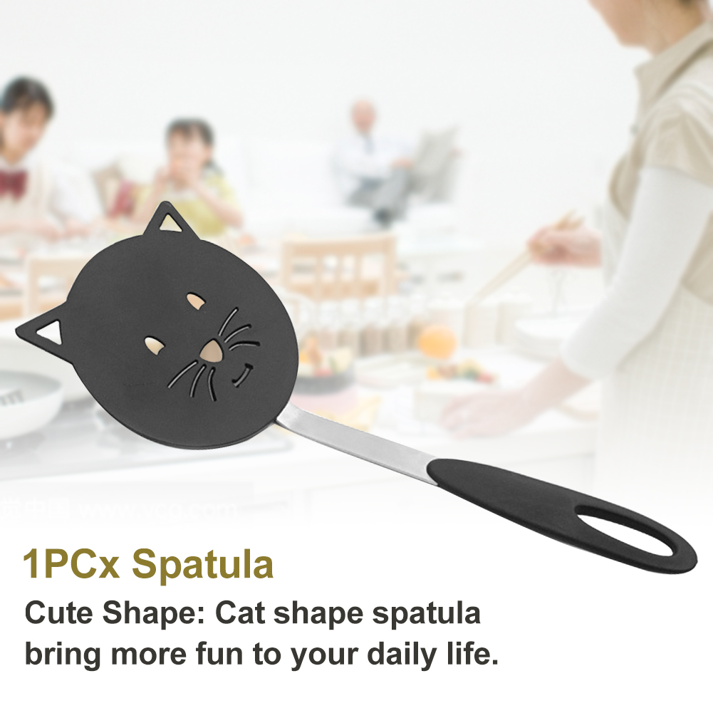 Steak Omelette Kitchen Utensils Shovel Non Stick Pancake Cute Cat Cartoon Home Frying Spatula Nylon Fish Flipper