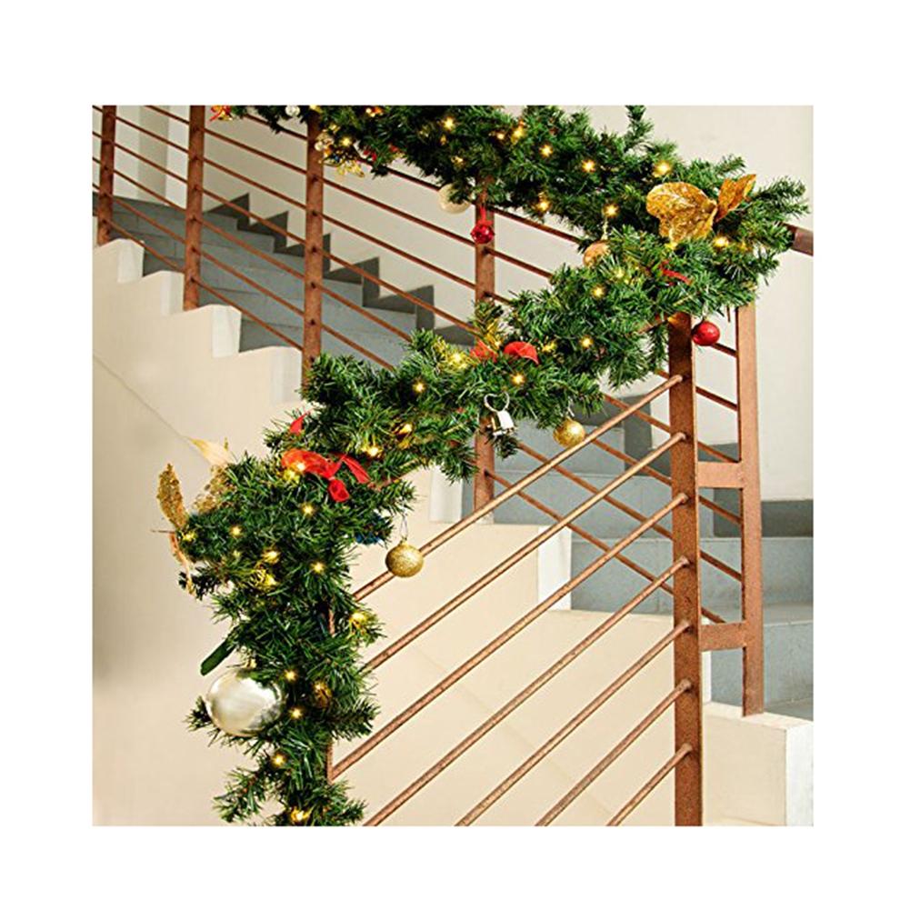 Jul rotting krans bryllup vindue juledør dekoration år jul krans dekorationer guirnalda navidad