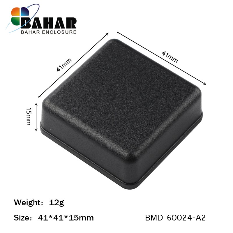 10 Stks/partij Abs Plastic Handheld Instrument Behuizingen 41*41*15 Mm Plastic Elektrische Junction Behuizing Elektronica Pcb Apparaat doos