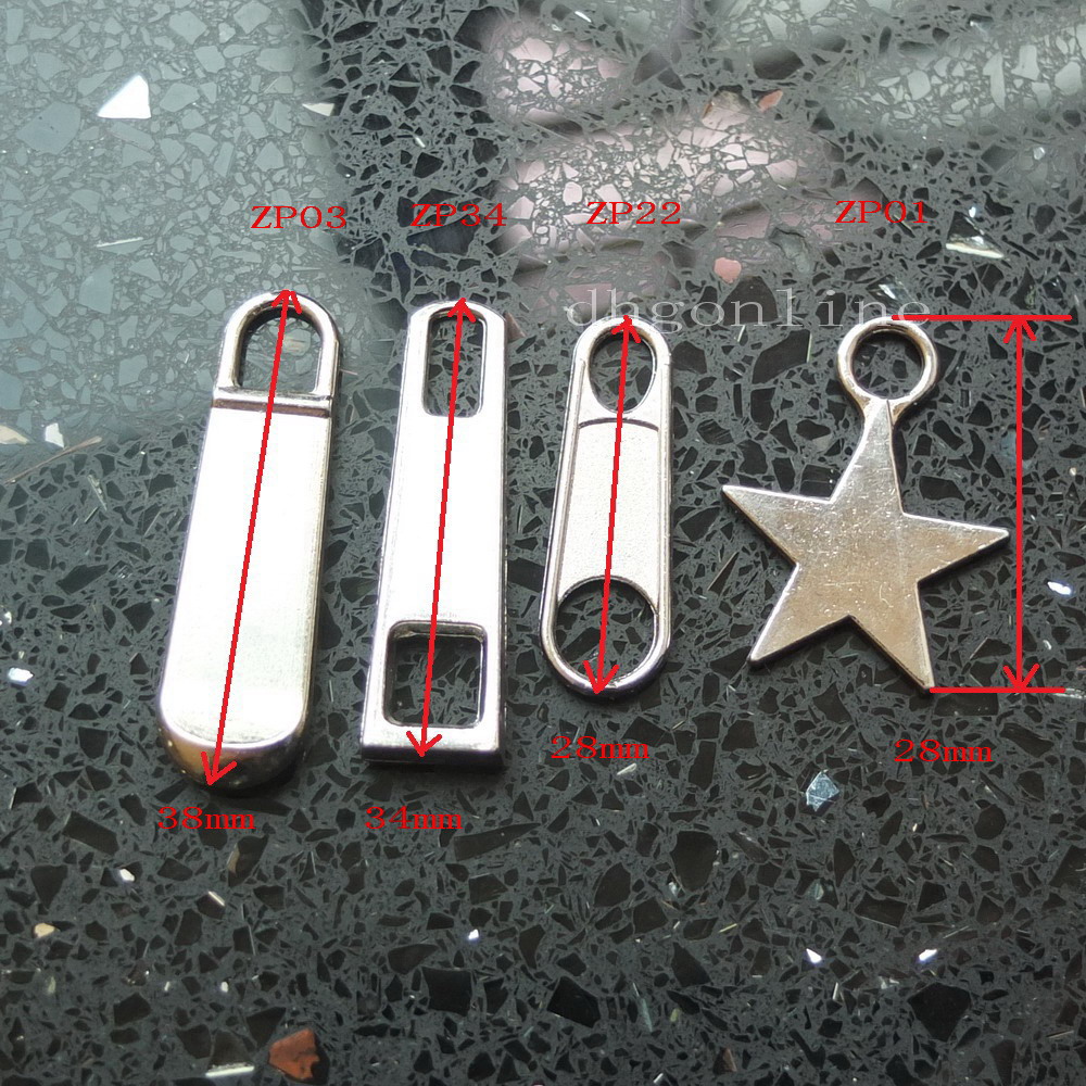 10 stuks  #5 rits fixer reparatie treklip instant kit vervanging 4 tas broek jas